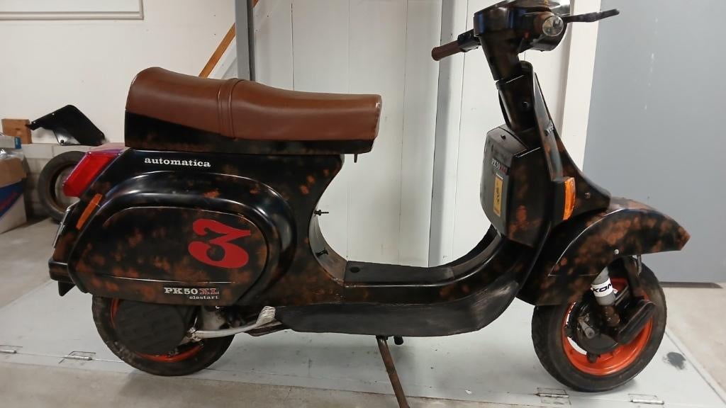 Vespa PK50 automaat, Fietsen en Brommers, Ophalen, Gebruikt, Overige modellen, Maximaal 45 km/u