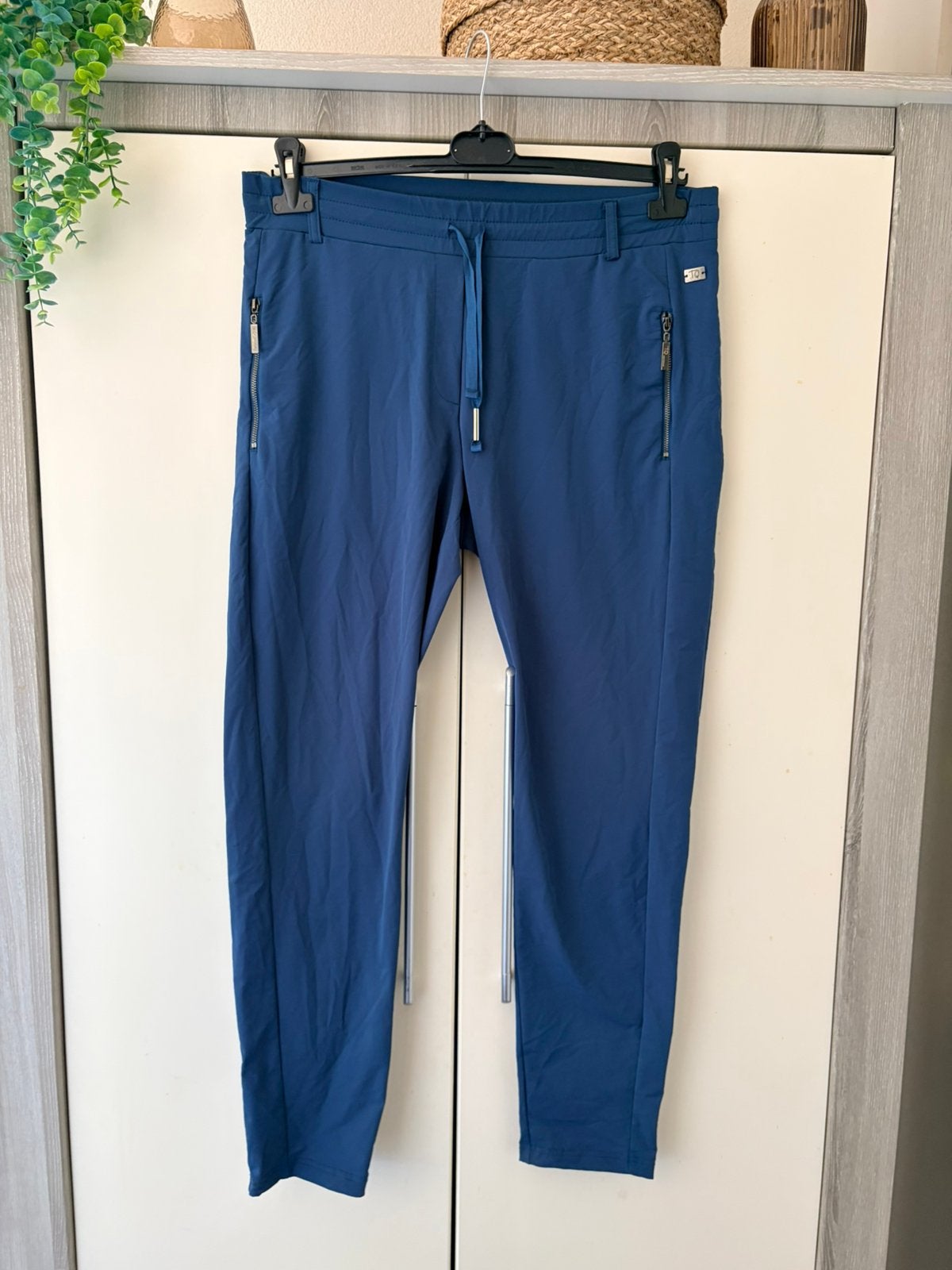 TQ Amsterdam travelstof broek maat xl, Blauw, Maat 42/44 (L), Ophalen of Verzenden, Zo goed als nieuw