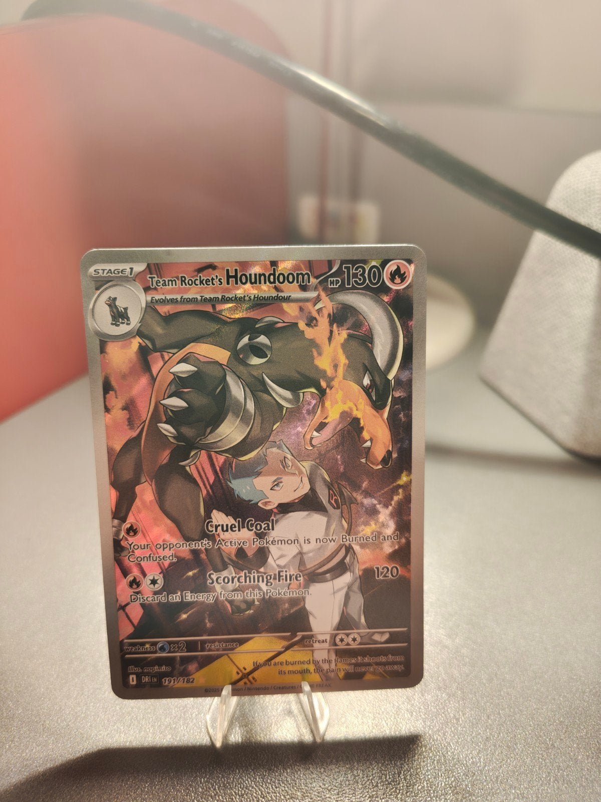 Team Rockets houndoom, Ophalen, Nieuw, Losse kaart, Foil