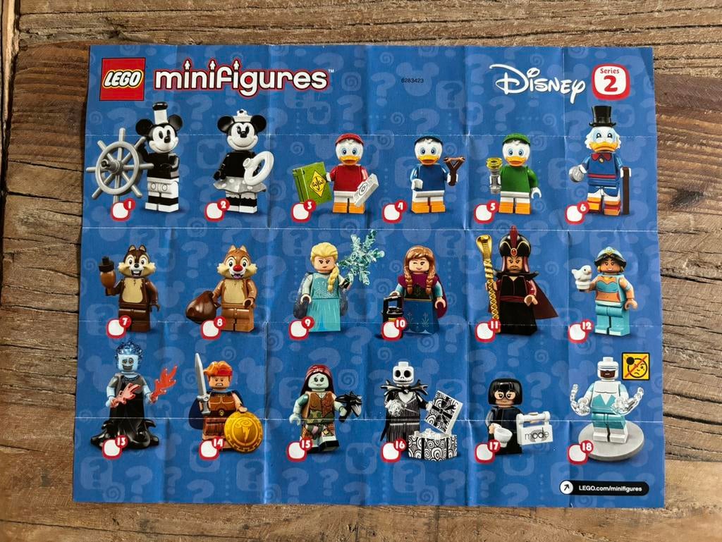 LEGO 71024 minifiguren Disney serie 2, Kinderen en Baby's, Speelgoed | Duplo en Lego, Lego, Ophalen of Verzenden, Zo goed als nieuw