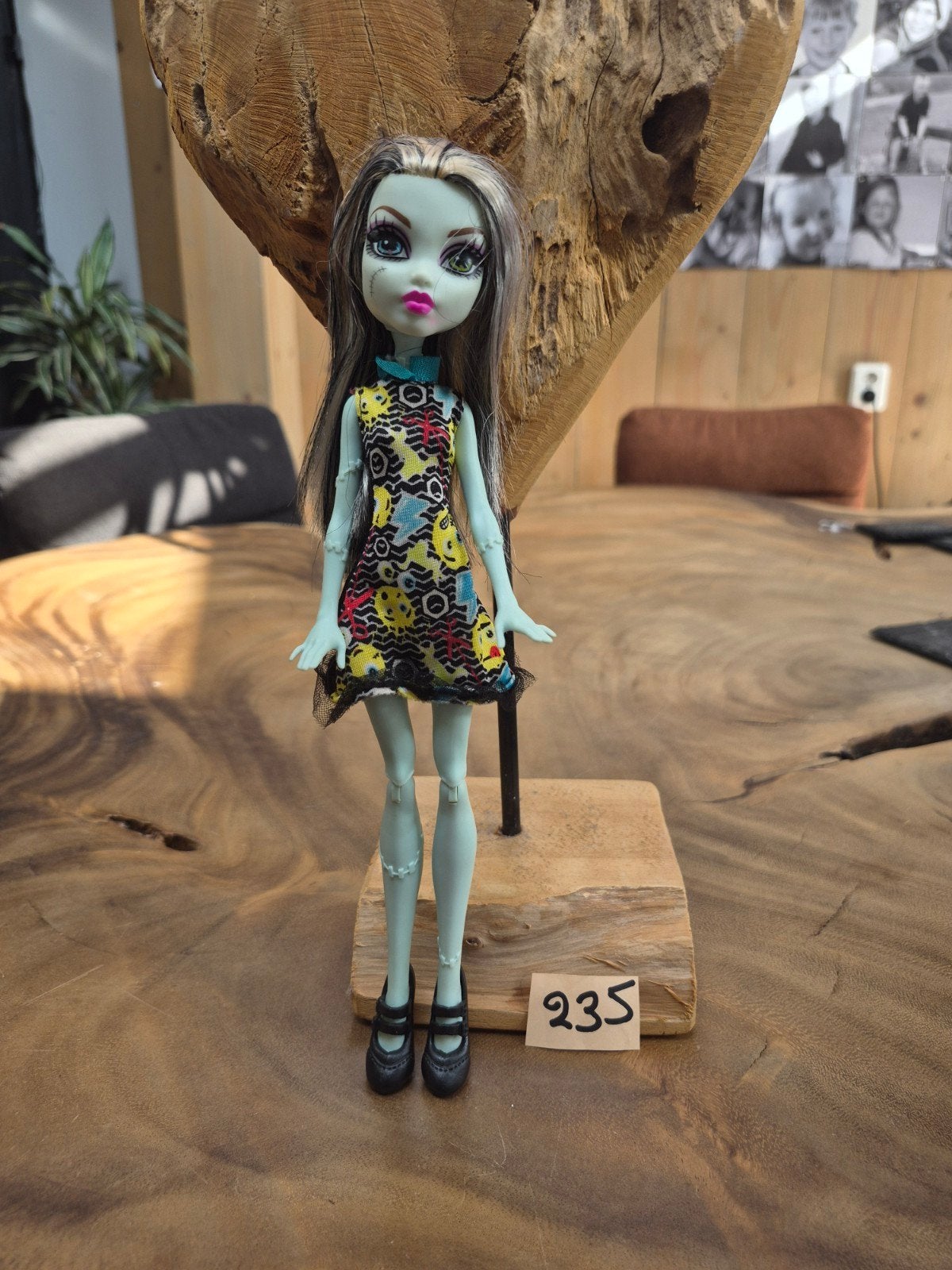 Monster High Frankie Stein pop - Zo goed als nieuw, Ophalen of Verzenden, Zo goed als nieuw, Overige typen