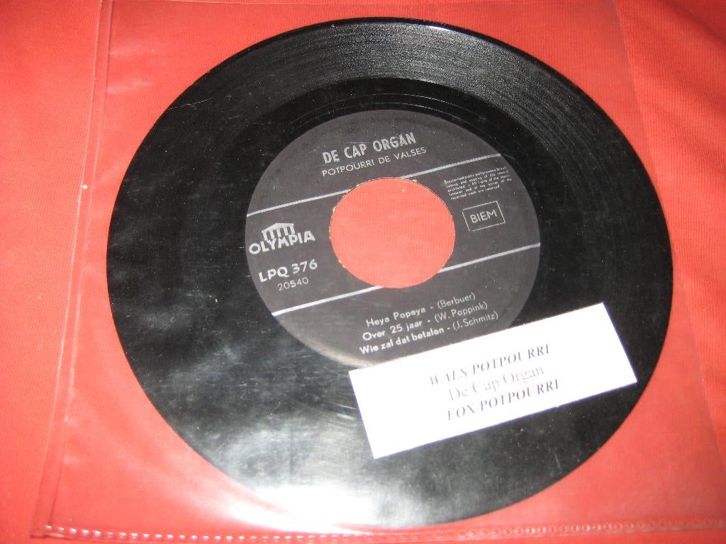 De Cap Organ: Wals Potpourri (NO84), Ophalen of Verzenden, Zo goed als nieuw, Pop