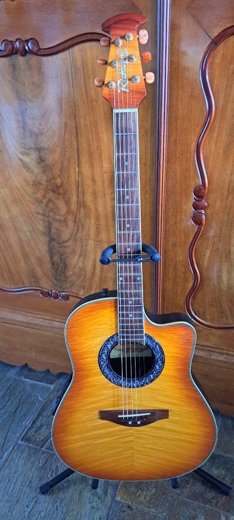 SEMI-AKOESTISCHE RICHWOOD ARTIST SERIES RB-212-FTS, Muziek en Instrumenten, Ophalen, Zo goed als nieuw, Western- of Steelstringgitaar