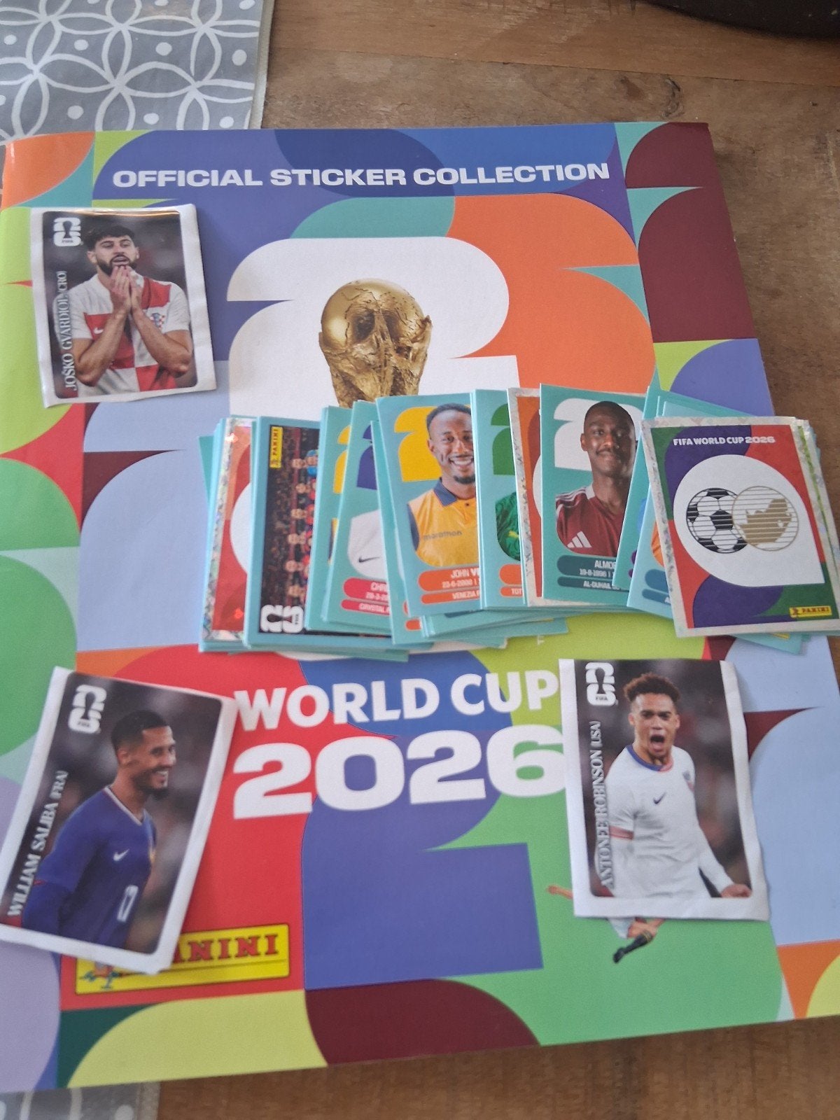 panini wk 26 panini stickers, Ophalen of Verzenden, Zo goed als nieuw, Sport