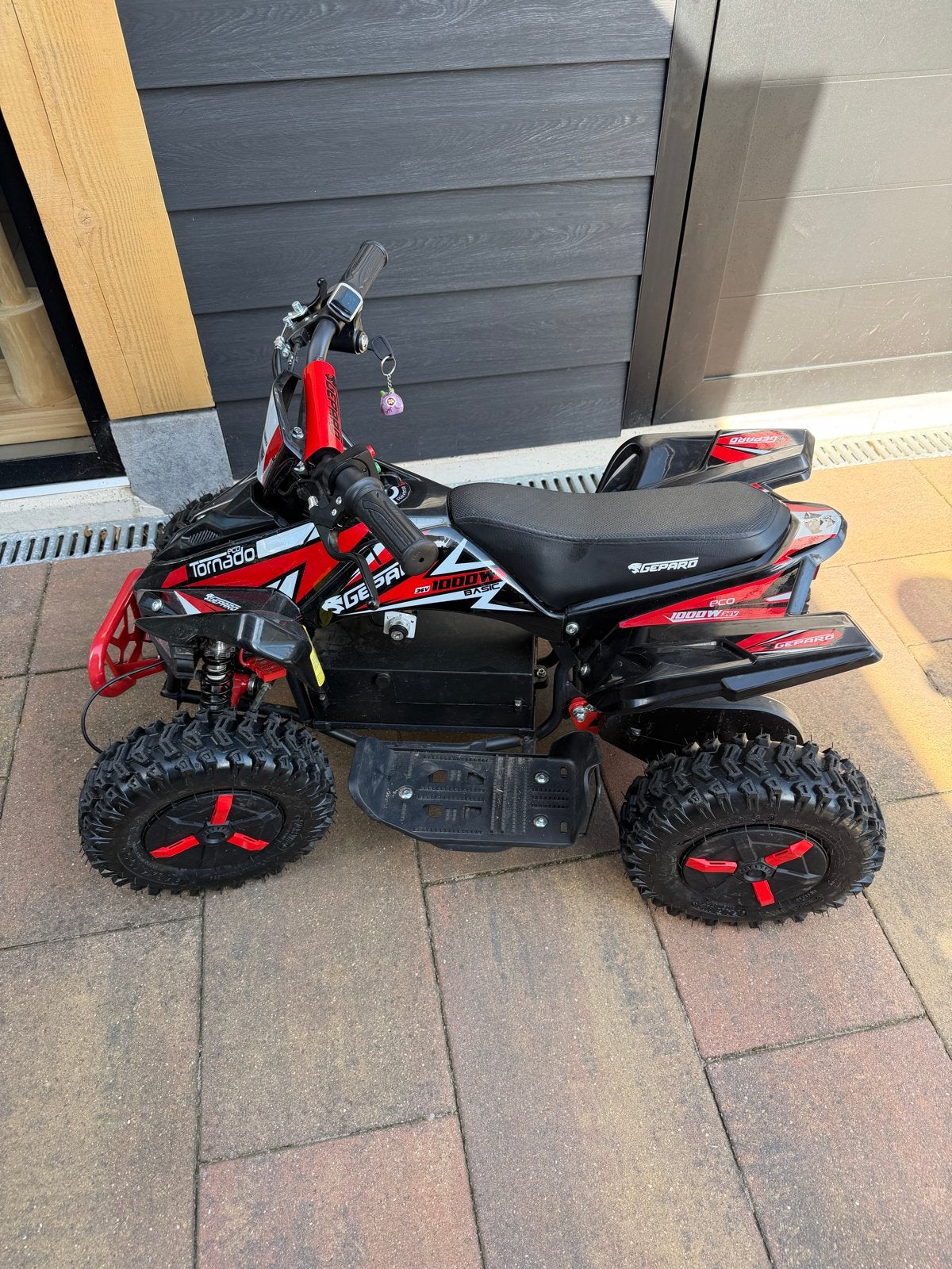 Eco Kinderquad 1000W Gepard Tornado Rood - Z.G.A.N., Ophalen of Verzenden
