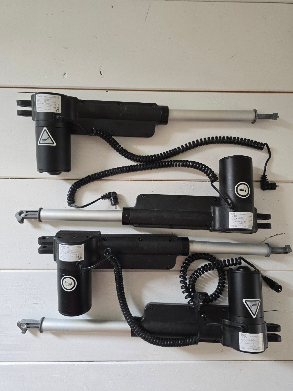 Auping bedmotoren en controlbox met afstandsbediening, Huis en Inrichting, Slaapkamer | Bedden, Zwart, Tweepersoons, Ophalen of Verzenden