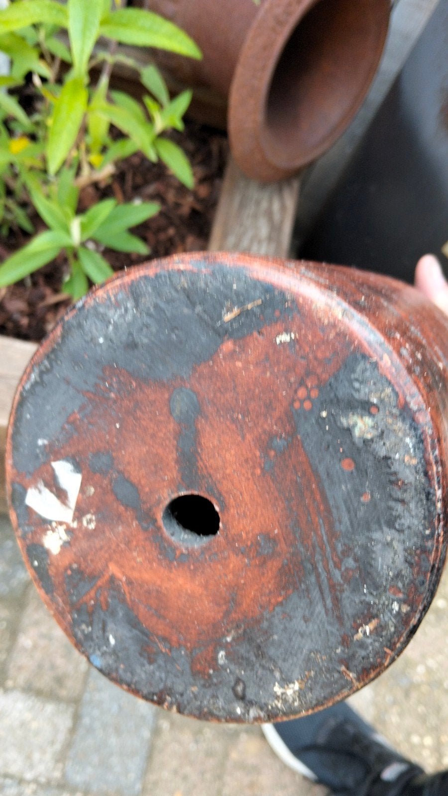 Brocante mooie vaas voor binnen, Ophalen of Verzenden