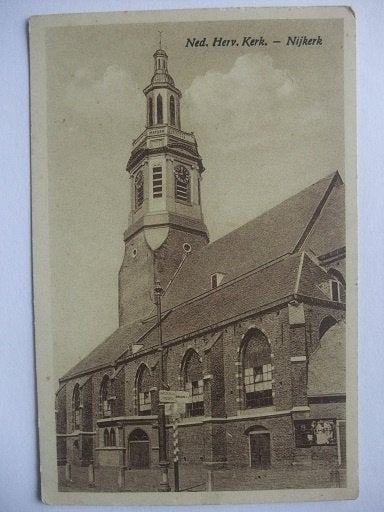 Q41 Nijkerk - Ned. Herv. Kerk, Verzenden, 1920 tot 1940, Gelopen, Gelderland