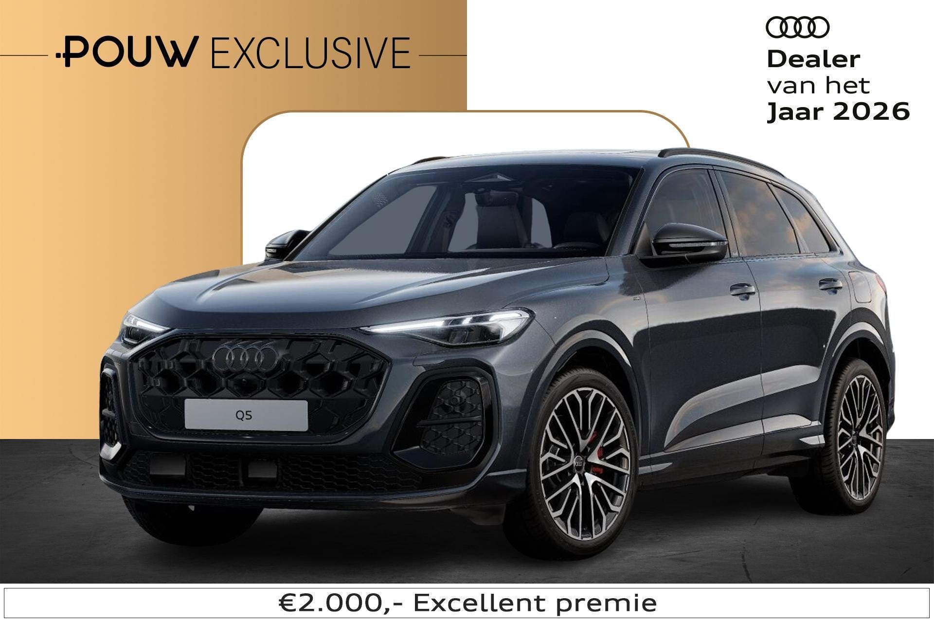 Audi Q5 2.0 TFSI e-hybrid quattro S Edition Competition | Tr, Auto's, Audi, Automaat, 12 maanden, 4 cilinders, 150 min