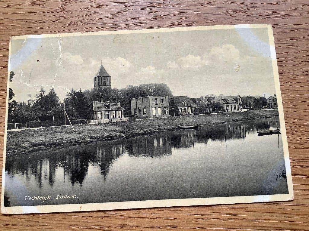 Dalfsen ca.1918 Vechtdijk, Ophalen of Verzenden, Voor 1920, Gelopen, Overijssel
