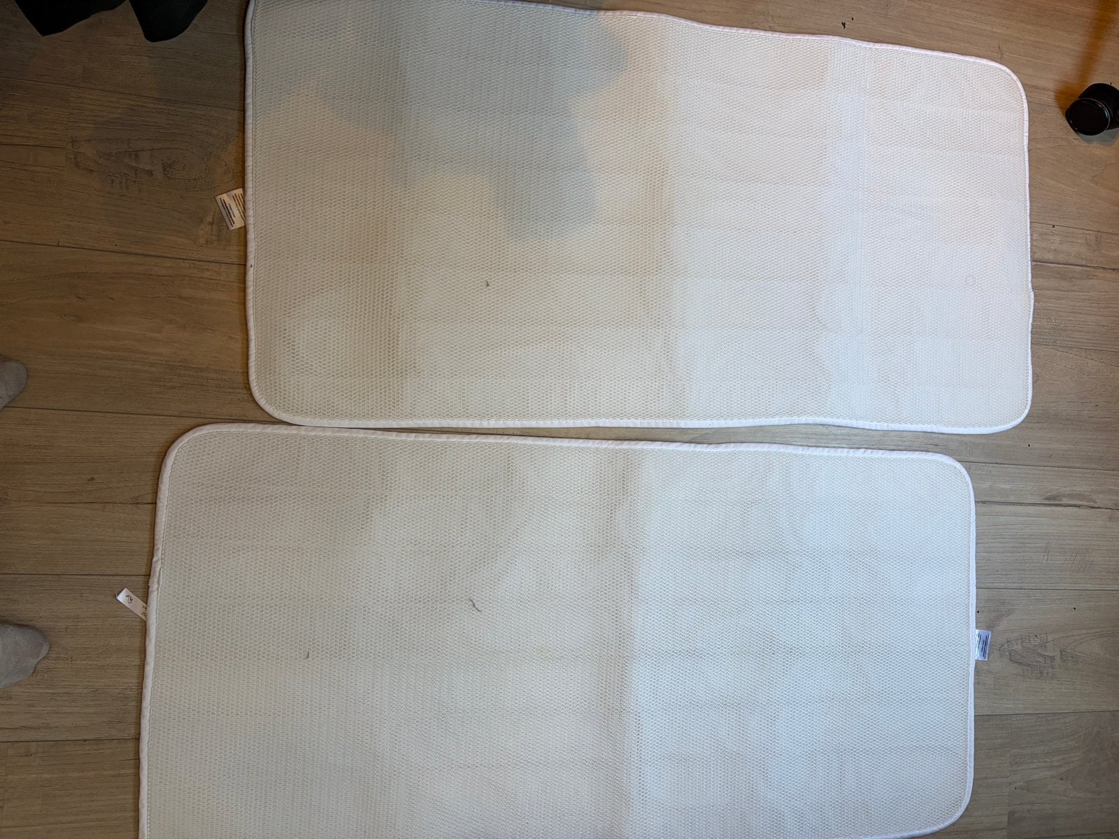 2x Aerosleep toppers (60 x 120 cm) met hoeslakens -ook apart, Kinderen en Baby's, Ophalen, Gebruikt, Minder dan 140 cm, Minder dan 70 cm