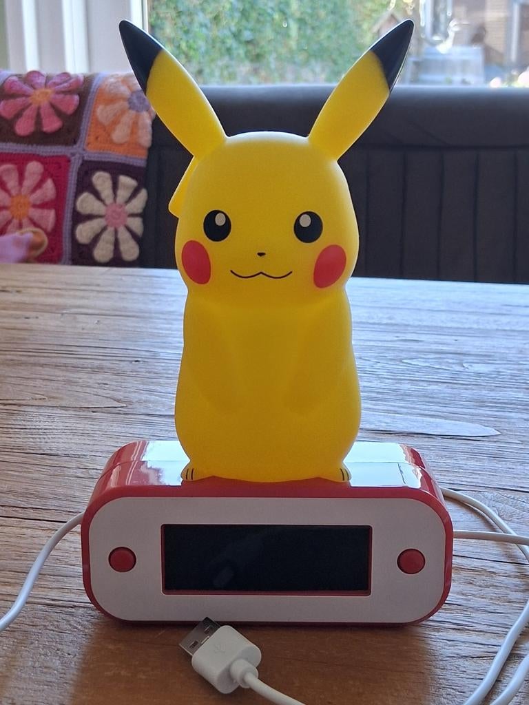 Pokemon pikachu wekker, Ophalen of Verzenden, Zo goed als nieuw, Overige typen