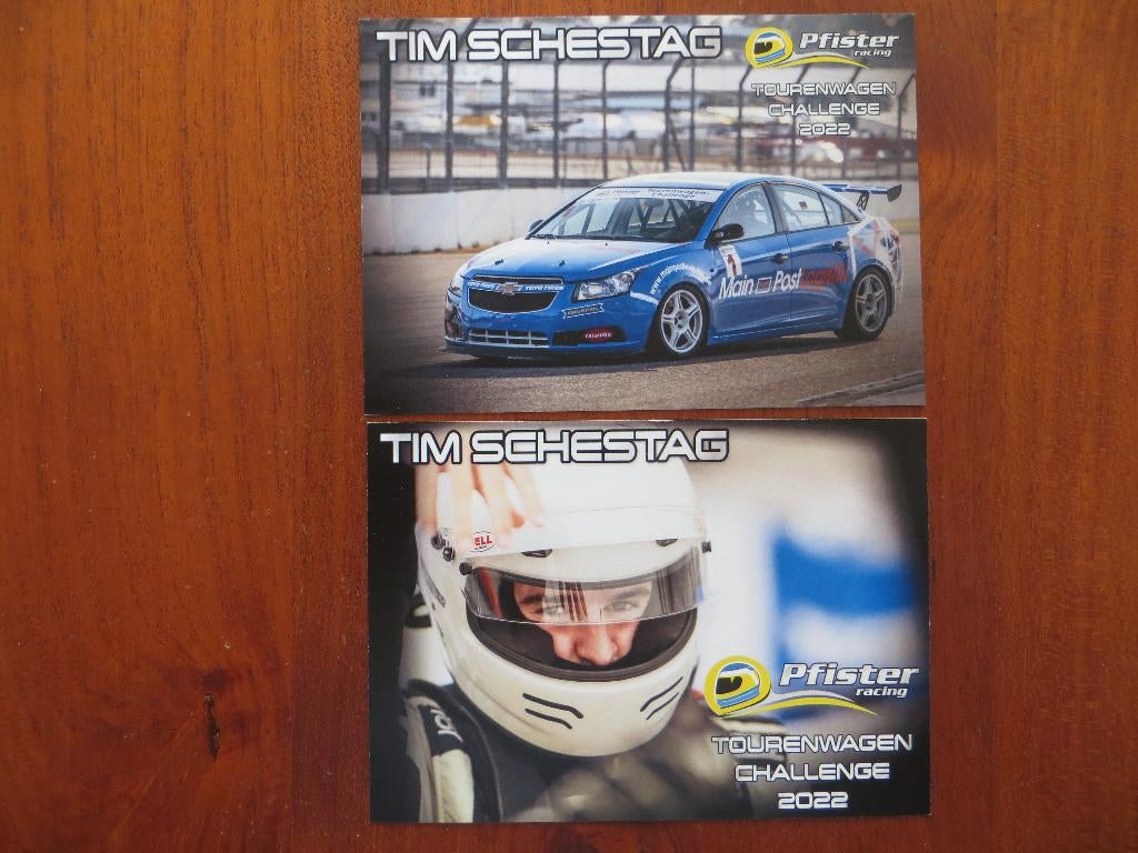 Fotokaart Chevrolet Cruze Tim Schestag Pfister Racing, Ophalen of Verzenden, Nieuw, Chevrolet
