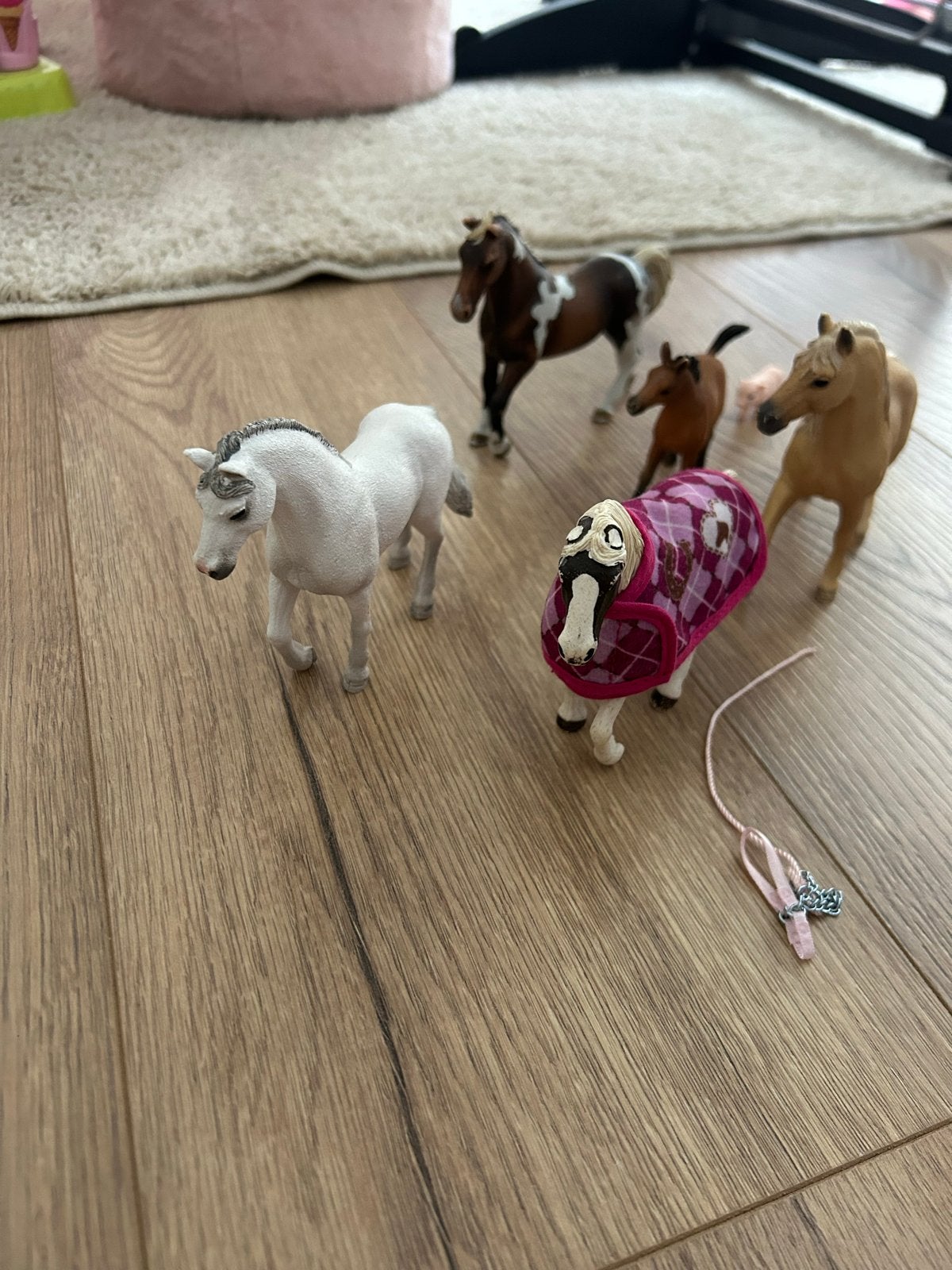 Schleich paarden set met accessoires, Ophalen of Verzenden, Zo goed als nieuw, Jongen of Meisje