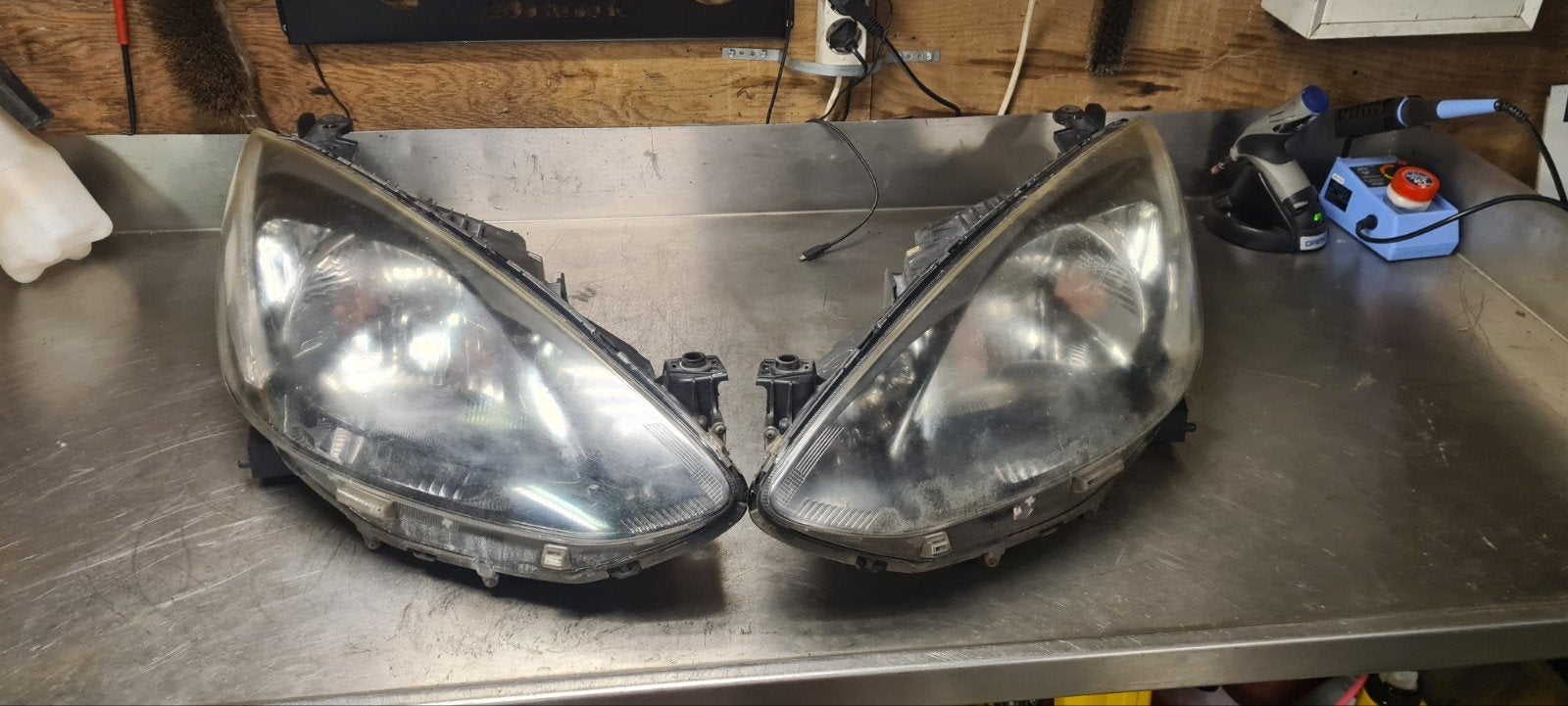 Mazda 2 Koplampen (Gebruikt), Ophalen of Verzenden, Mazda