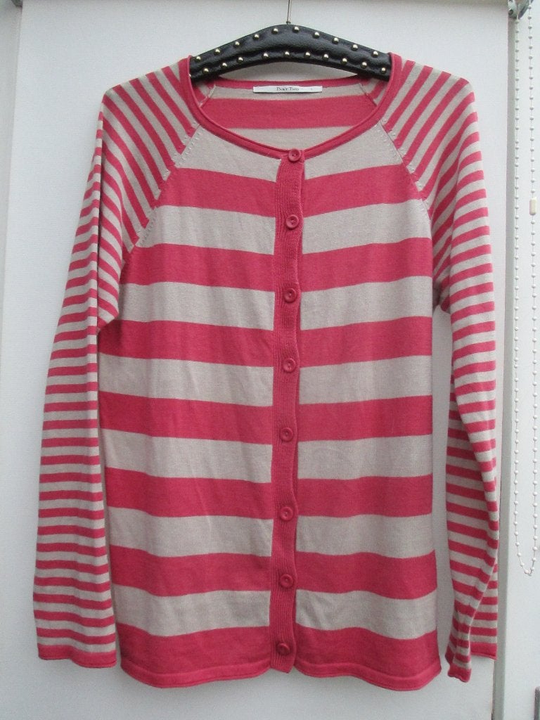 Vest PART TWO mt 38  gestreept  oud-roze/beige, Maat 38/40 (M), PART TWO, Nieuw, Meerkleurig