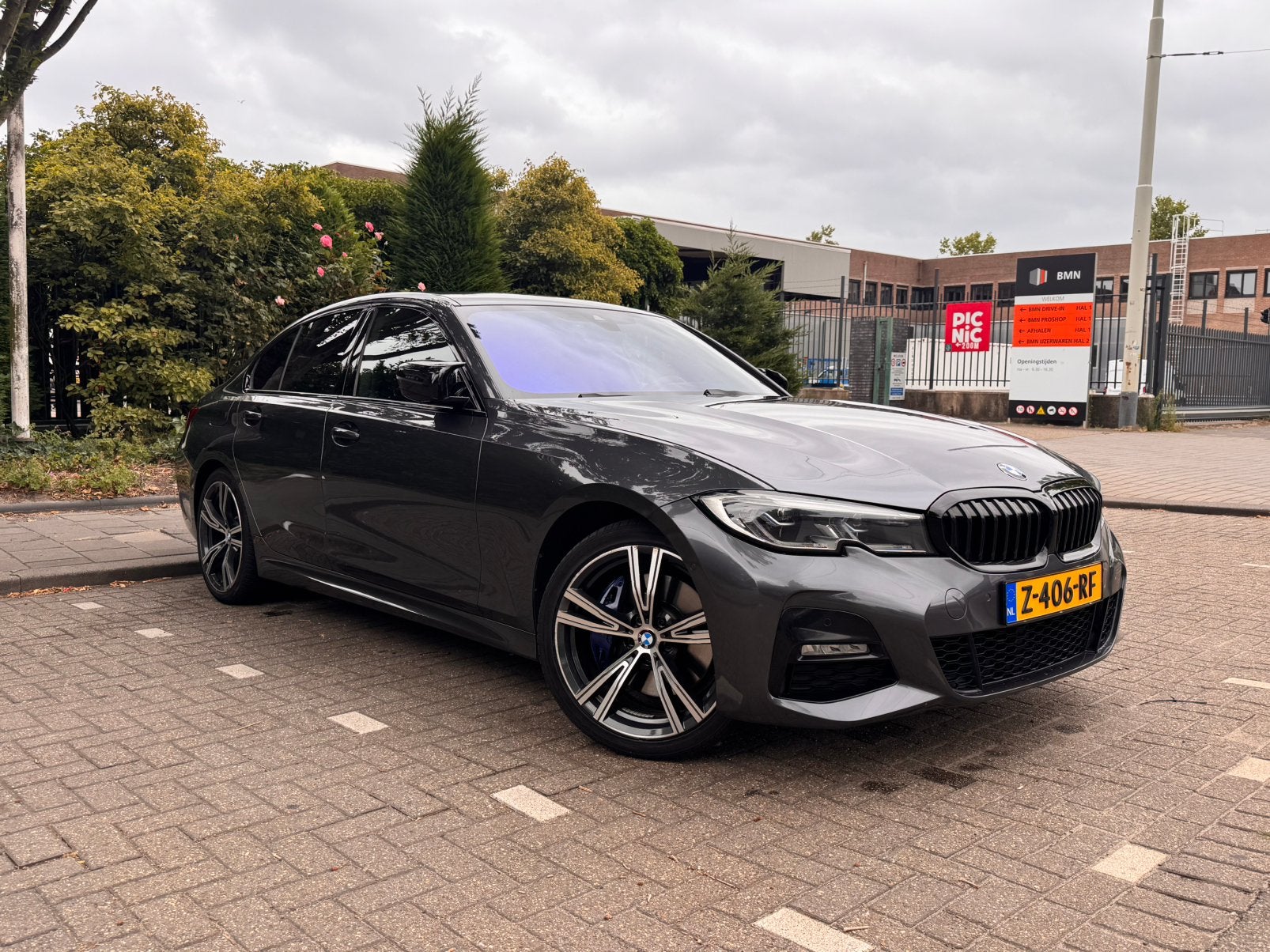 BMW 3-Serie 330e 292pk Aut 2019 Grijs, Auto's, BMW, 1998 cc, Achterwielaandrijving, Plug-in hybride, Sedan