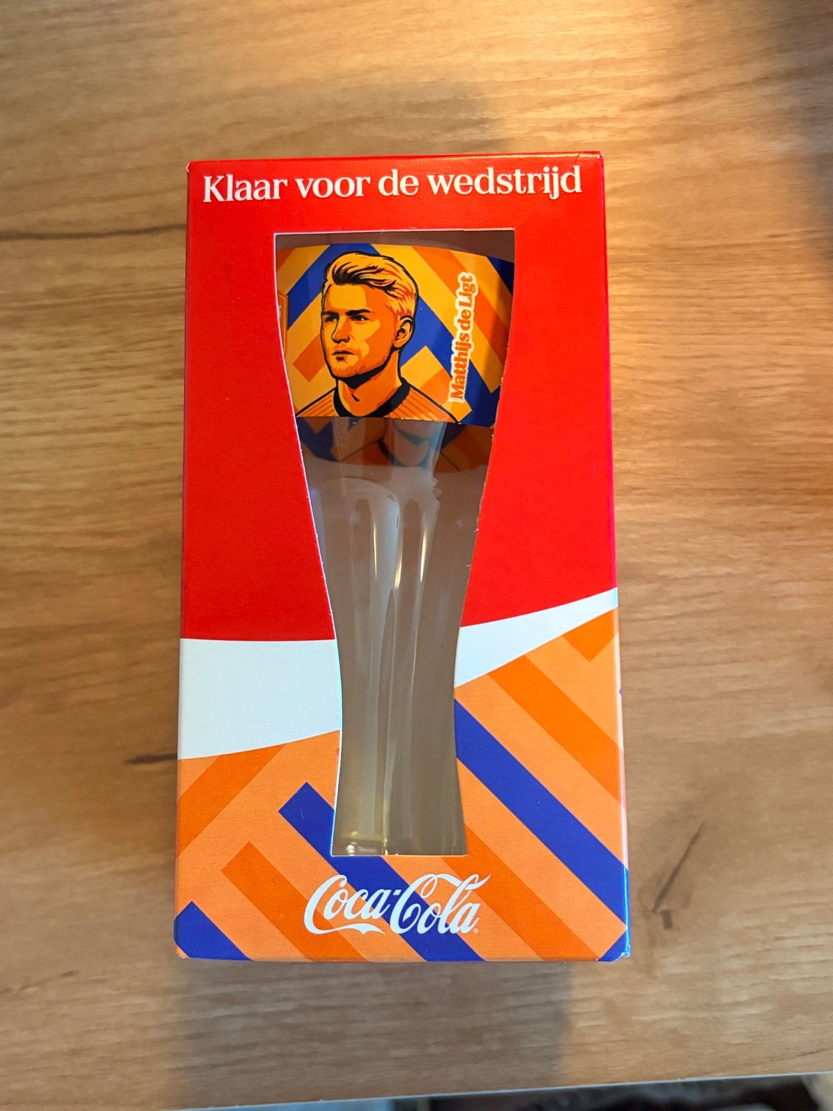 Coca-Cola Oranje Spelerscollectie Glas - Matthijs de Ligt, Verzamelen, Ophalen of Verzenden, Nieuw, Auto's