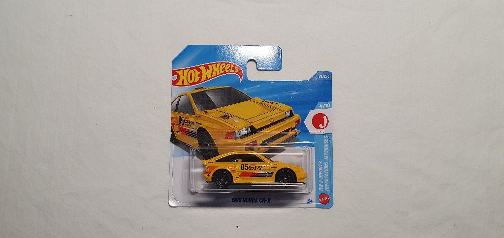 Hot Wheels 1985 HONDA CR-X Yellow, Ophalen of Verzenden, Nieuw, Auto