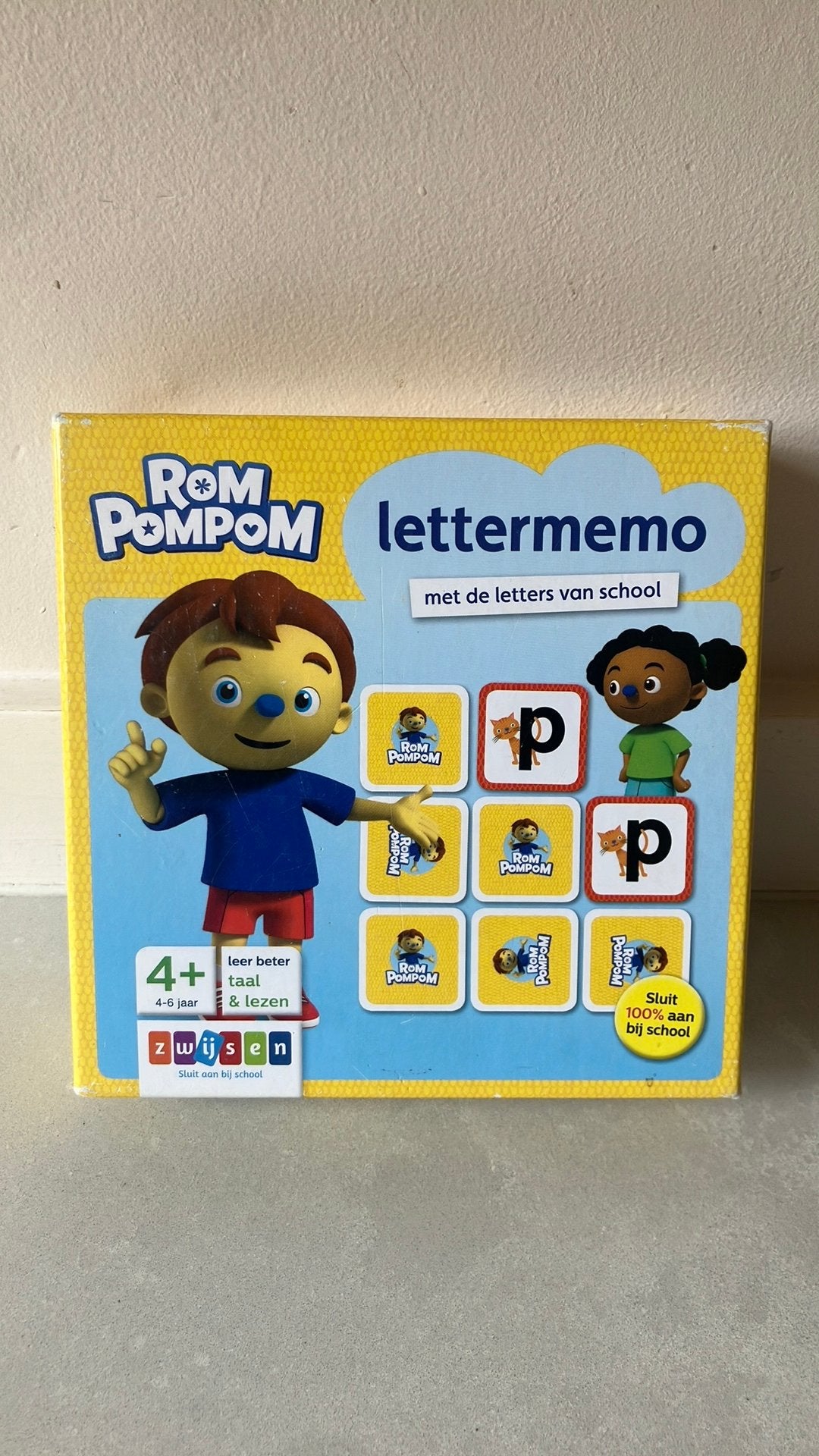 Rompompom lettermemo, Ophalen of Verzenden, Zo goed als nieuw, Taal en Lezen