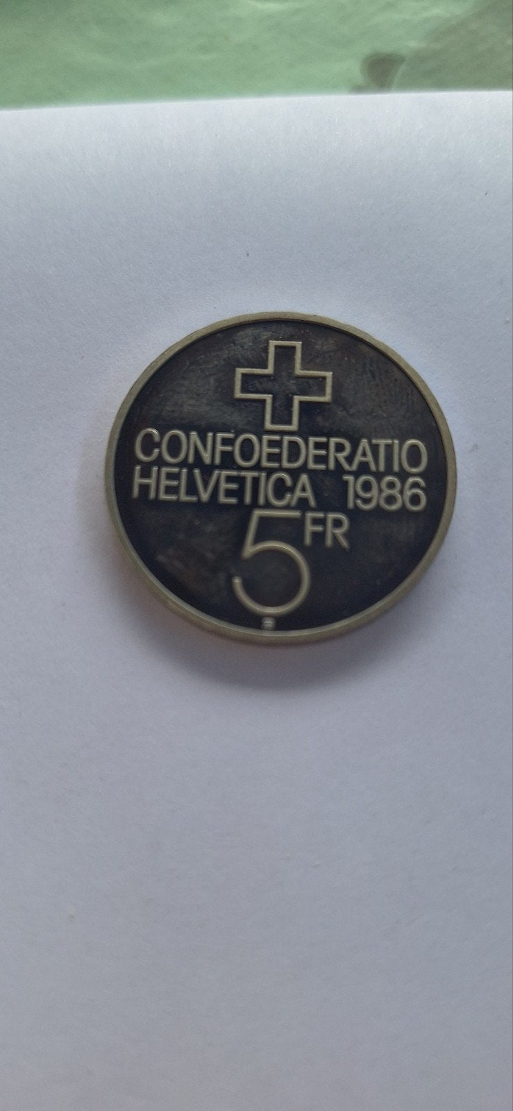 Zwitserse 5 Franc munt 1986 - Sempach herdenking, Ophalen of Verzenden, Overige landen, Losse munt