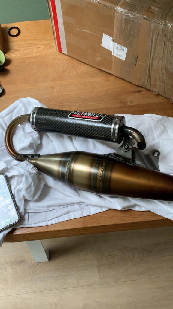 Giannelli shot V4 piaggio, Ophalen of Verzenden, Zo goed als nieuw
