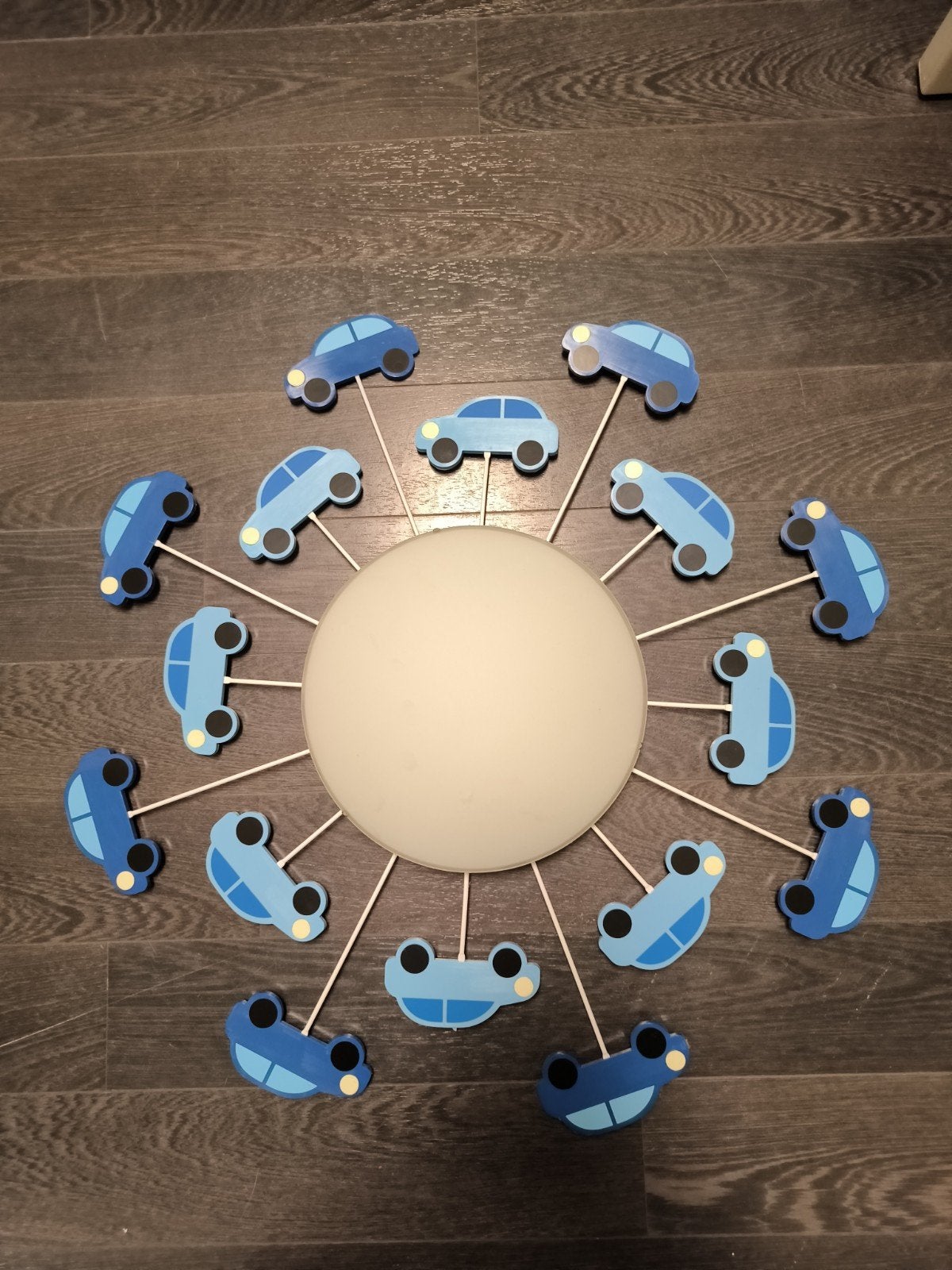 EGLO 92146 Plafondlamp VIKI Auto blauw, Gebruikt, Ophalen, Blauw, Plafondlamp