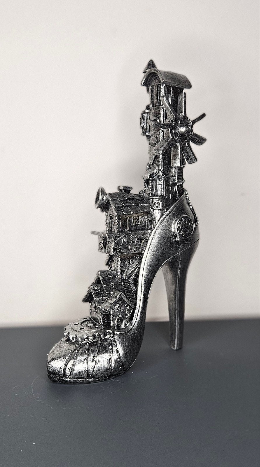 Beeldje, Steampunk "Higheel" H.24.5cm, Ophalen of Verzenden, Nieuw, Overige typen