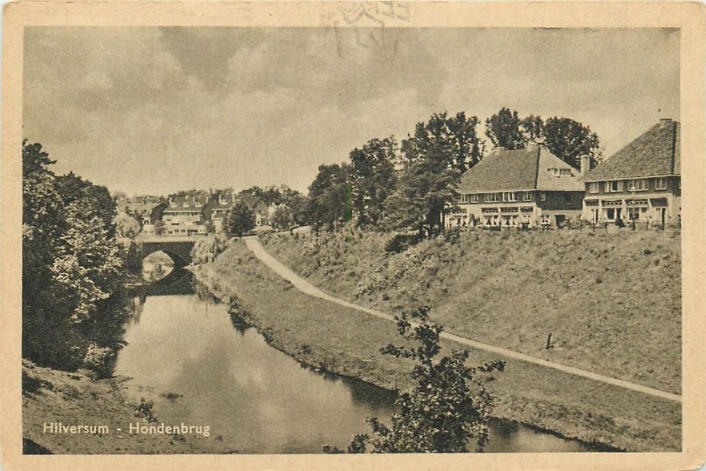 701-320-041 Hilversum Hondenbrug, Ophalen of Verzenden, Voor 1920, Noord-Holland