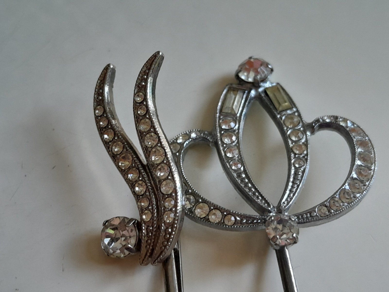 Vintage jaren '70 sieraden met strass - Nieuwstaat, Ophalen of Verzenden, Overige typen, Met edelsteen