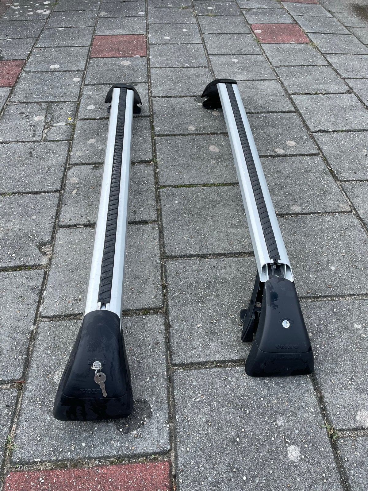 Originele Volvo dakdragers voor Volvo V40, Auto diversen, Ophalen, Gebruikt