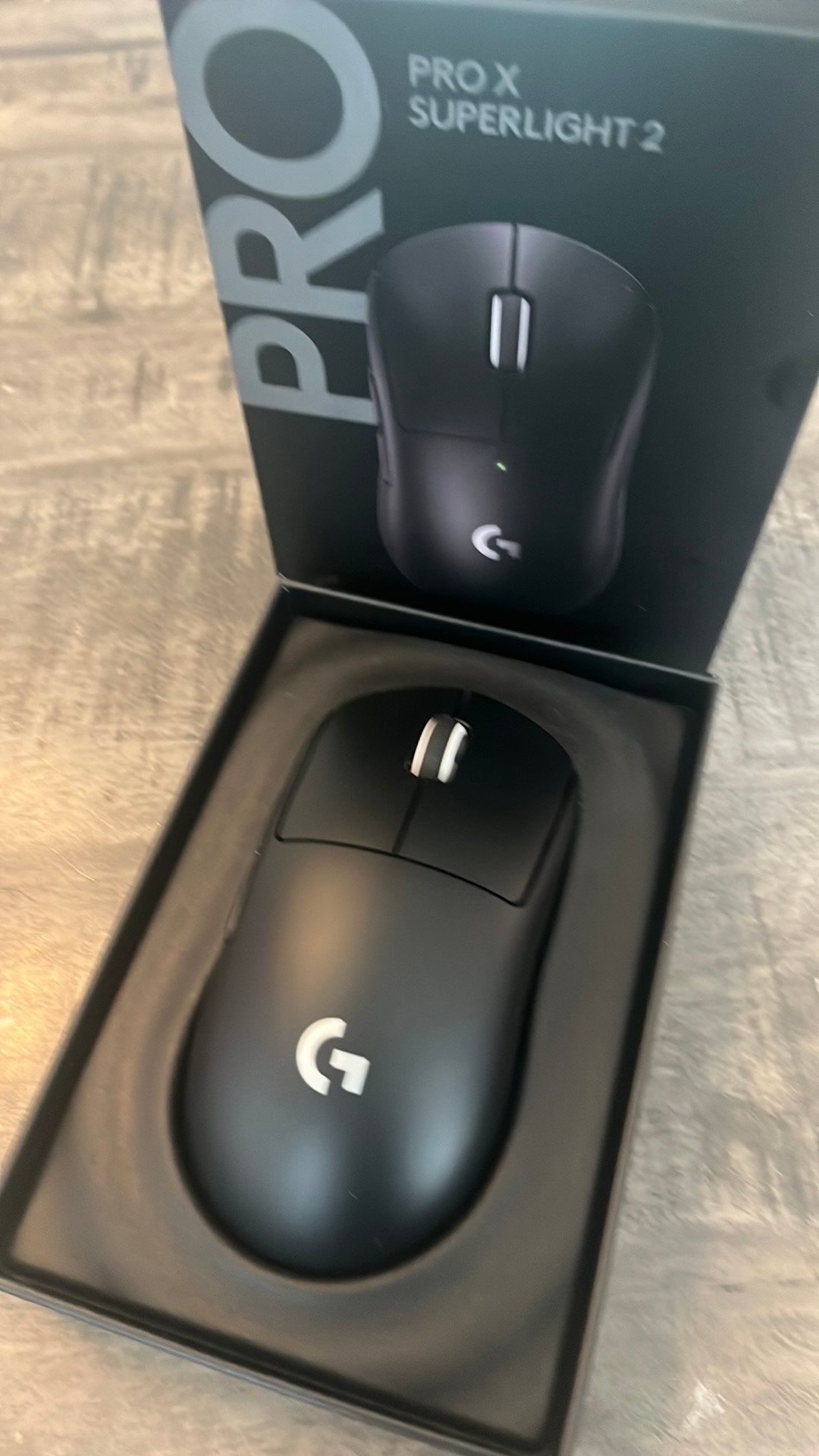 Logitech PRO X SUPERLIGHT 2 Draadloze Gaming Muis, Computers en Software, Muizen, Zo goed als nieuw, Muis, Linkshandig, Rechtshandig