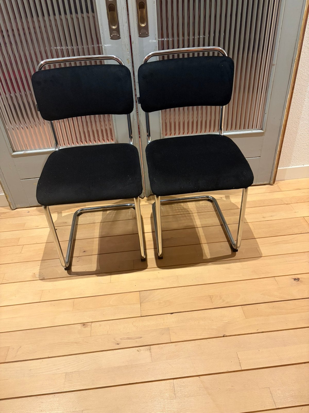 Gispen Dutch Originals eettafel stoelen 101 XL, Ophalen of Verzenden, Zo goed als nieuw, Zwart