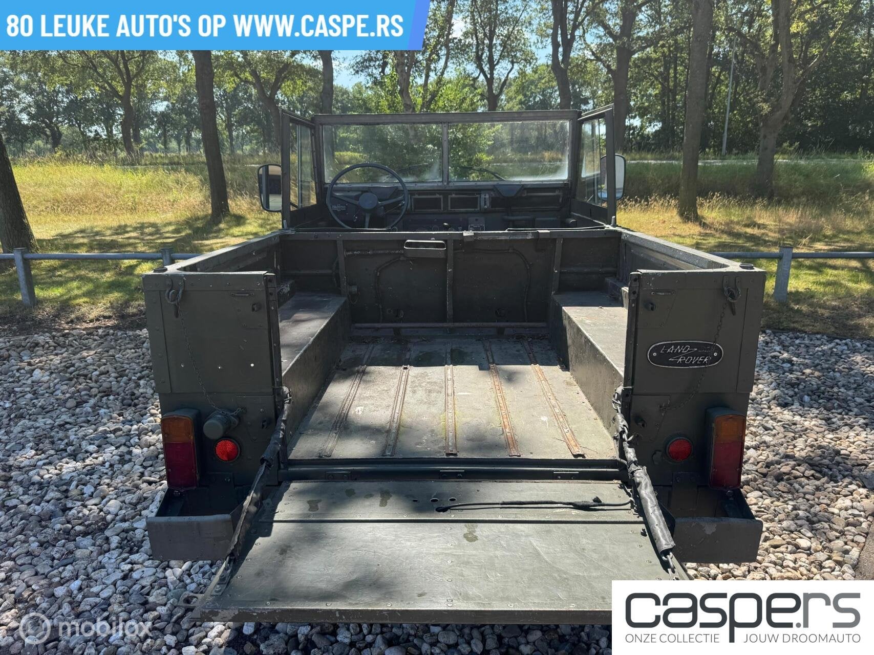 Land Rover Series III Lightweight (Half-Ton), 2286 cc, 4 stoelen, 14 km/l, Bedrijf