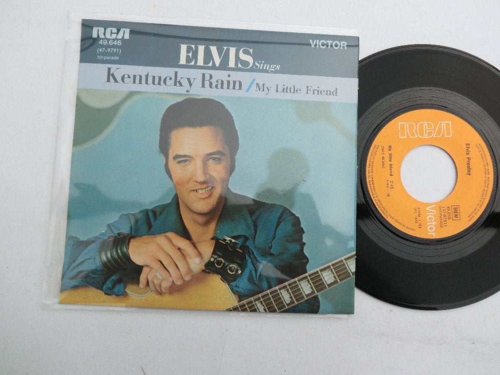 Elvis Presley Kentucky Rain, 7 inch, Single, Ophalen of Verzenden, Zo goed als nieuw
