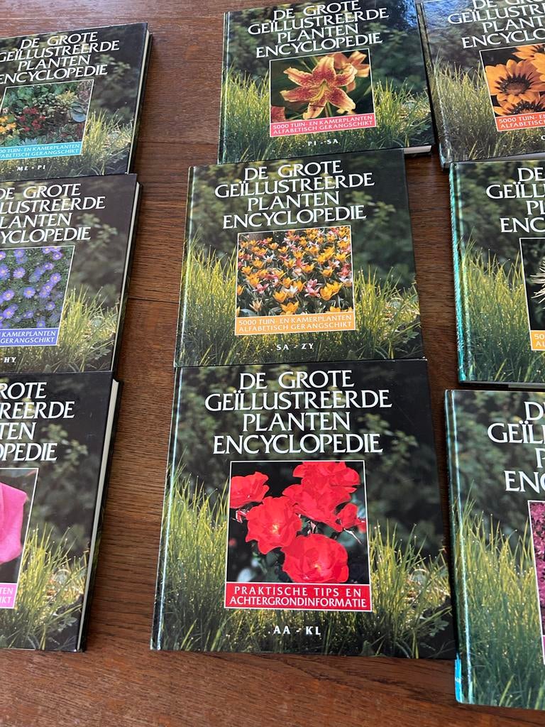 De Grote Geïllustreerde Planten Encyclopedie - Complete Set, Ophalen of Verzenden, Zo goed als nieuw, Bloemen en Planten, Complete serie