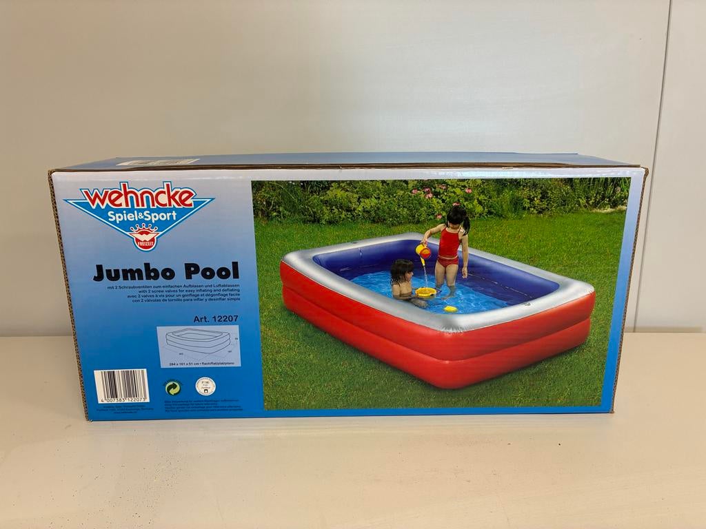 Wehncke SpieleSport Jumbo Pool zwembad meerdere op voorraad, Opblaaszwembad, Nieuw, Ophalen of Verzenden, H