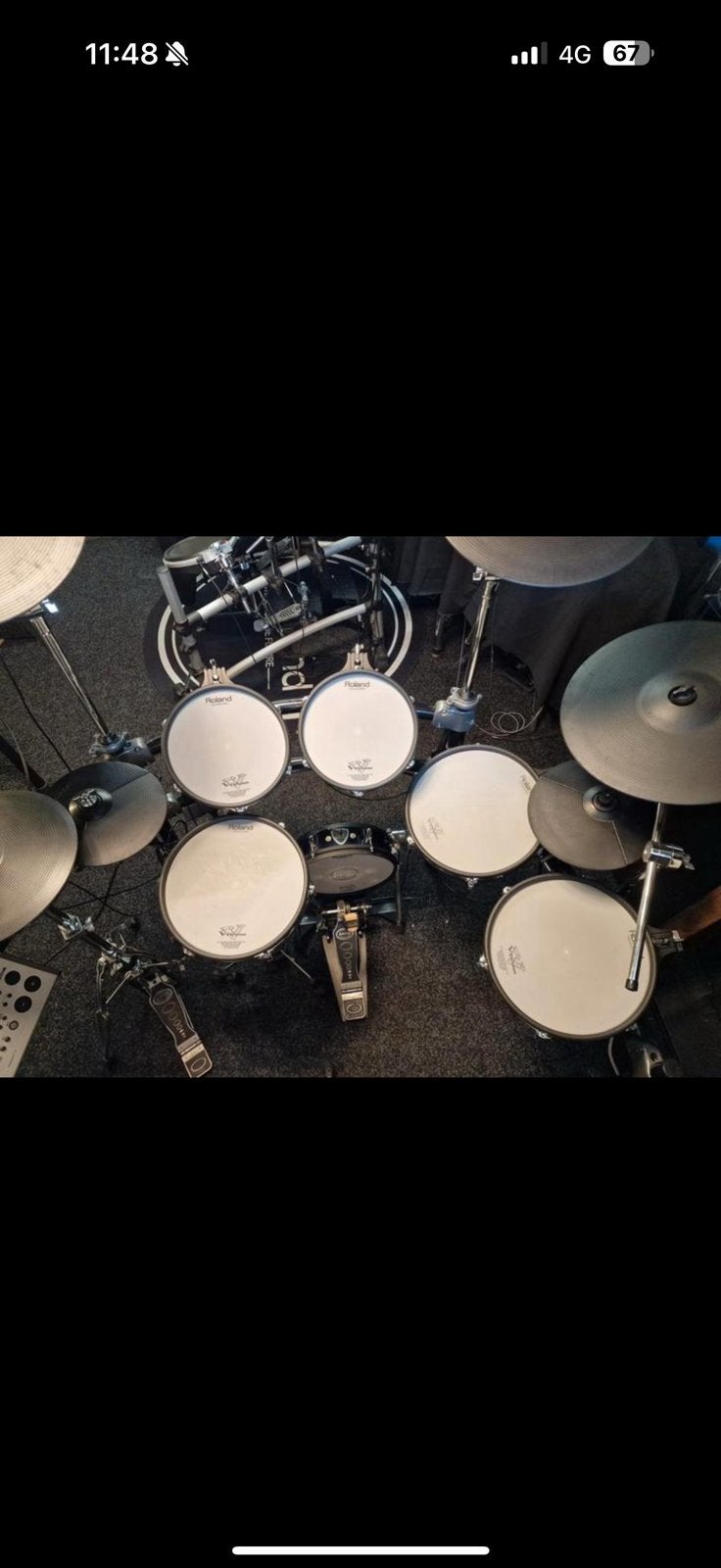 Roland td20 pads +snare+kick, Ophalen, Zo goed als nieuw, Roland, Elektronisch
