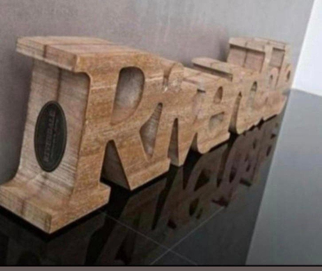 Houten decoratie Nieuw, Huis en Inrichting, Ophalen, Nieuw
