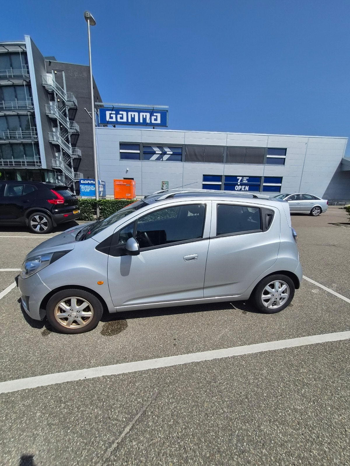 Chevrolet Spark 1.2 2012 Grijs, Voorwielaandrijving, Stof, 4 cilinders, Particulier