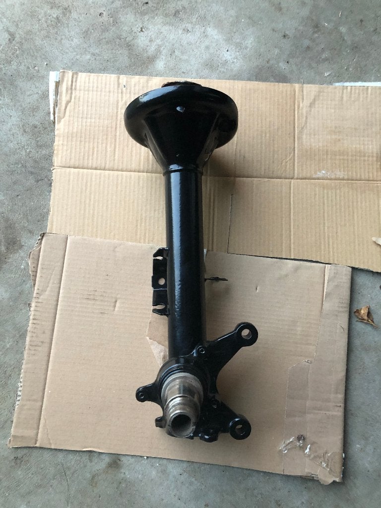Aangeboden BMW E28 veerpoot links en rechts zonder abs, Verzenden, Gebruikt, BMW