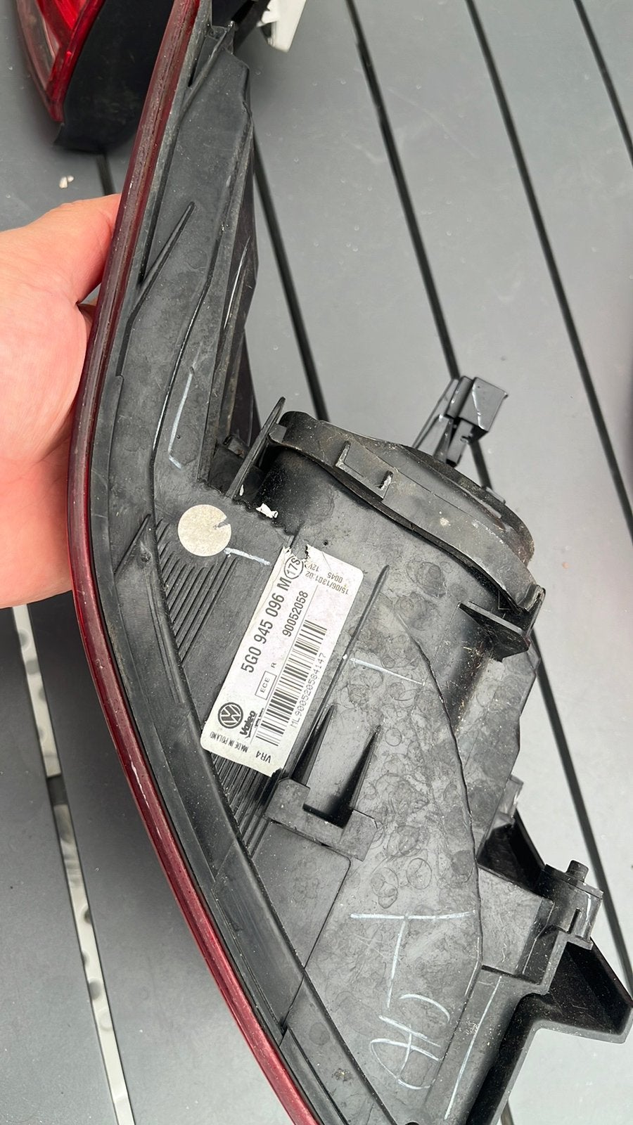 Orgine volkswagen golf 7 achterlichten, Ophalen of Verzenden, Gebruikt, Volkswagen