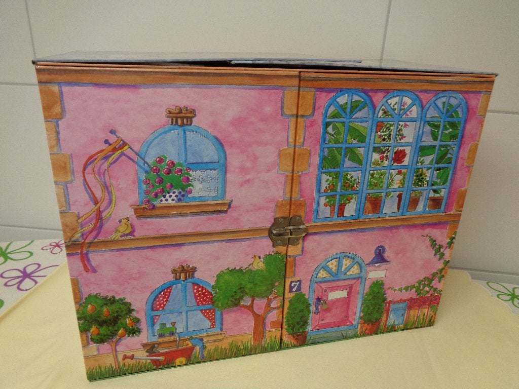 Baby Born Mini World: poppenhuis compleet ingericht, Ophalen of Verzenden, Zo goed als nieuw, Poppenhuis