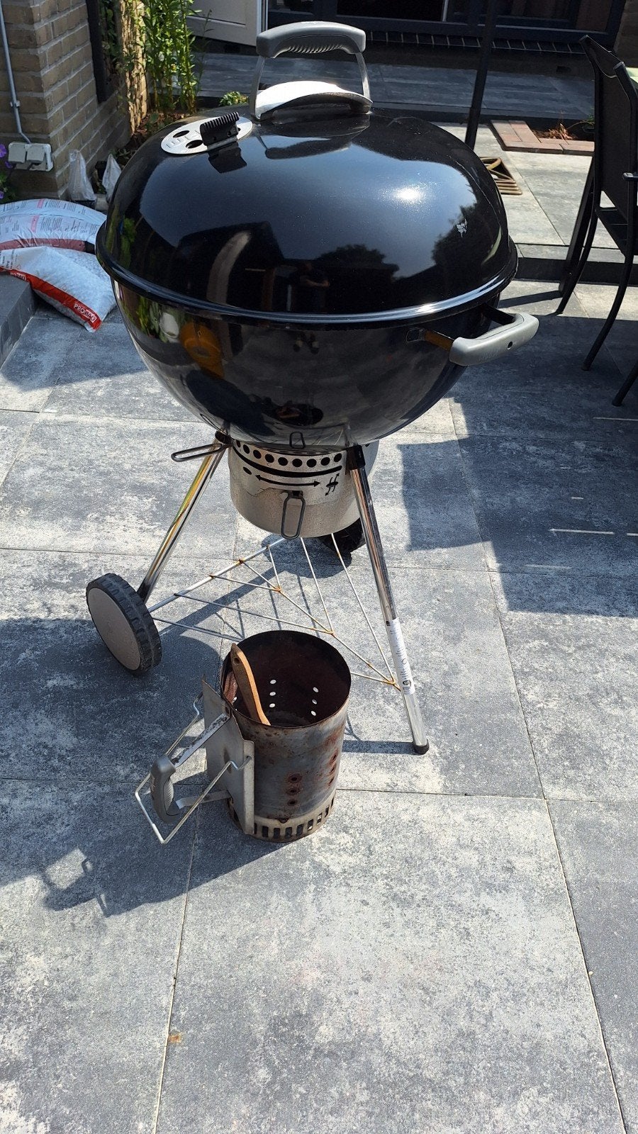 Weber Master-Touch, Ophalen, Zo goed als nieuw, WEBER BBQ, Met accessoires