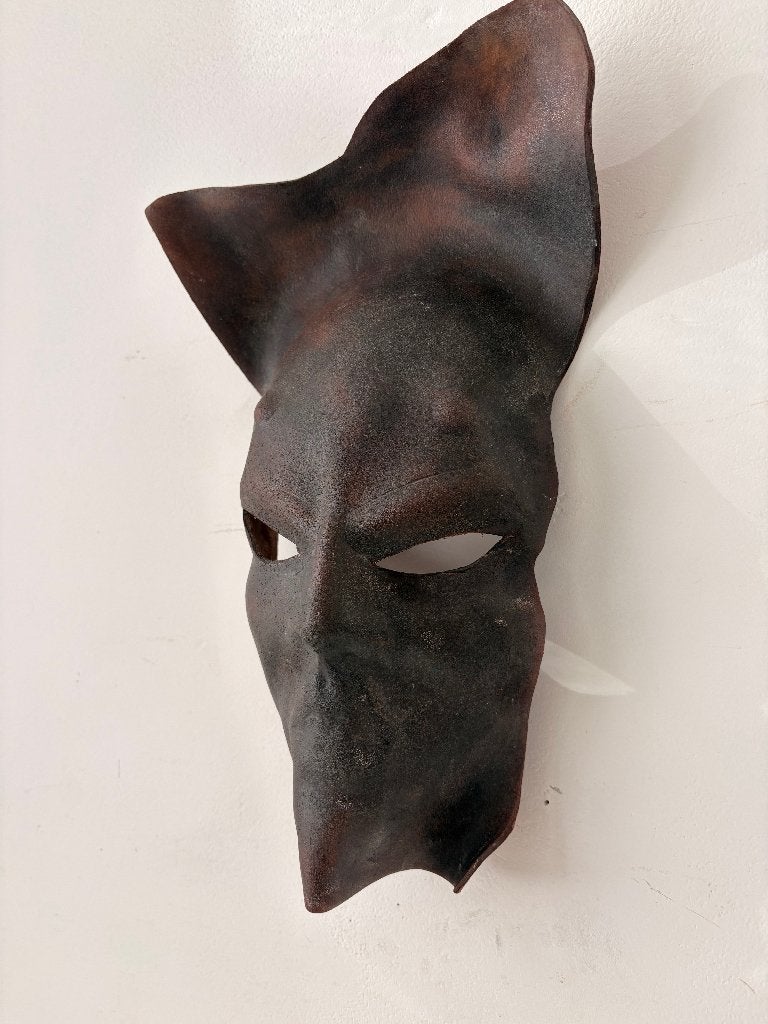 Oud lederen masker, Ophalen of Verzenden