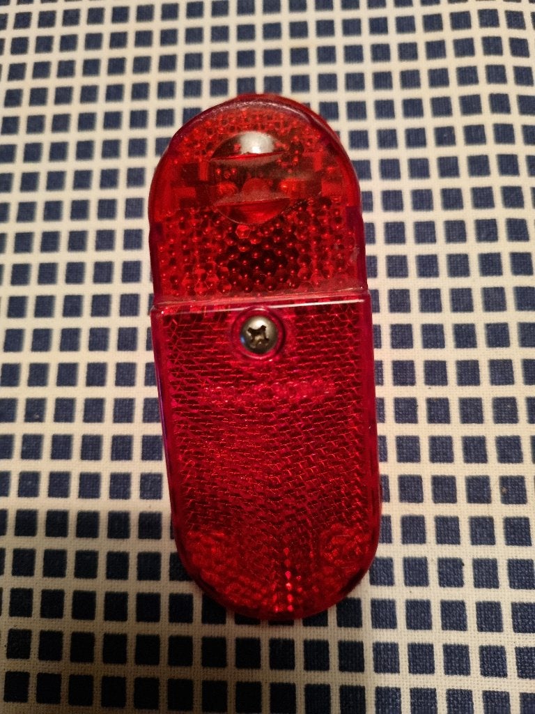 gazelle achterlicht glas nr 7 led dynamo, Fietsen en Brommers, Ophalen, Zo goed als nieuw, Dynamo, Achterlicht