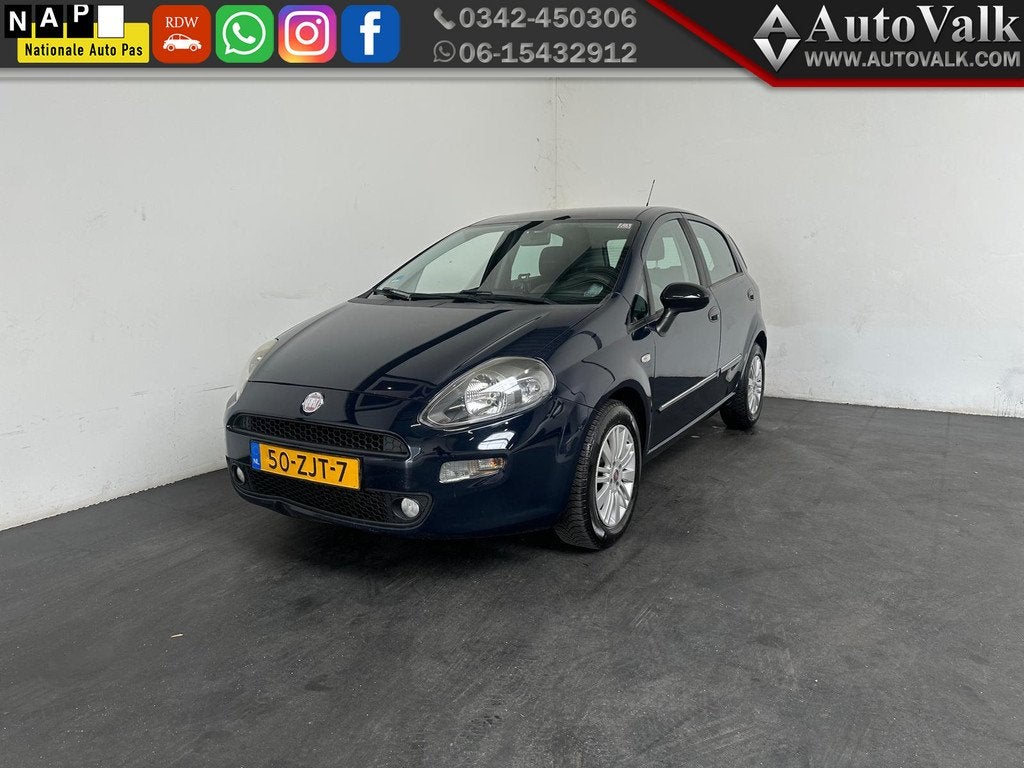 Fiat Punto Evo 0.9 TwinAir Easy (bj 2012), Voorwielaandrijving, Euro 5, 86 pk, Gebruikt