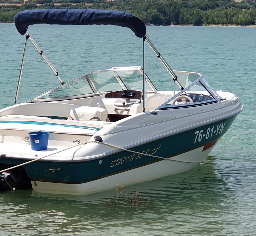 Starcraft 1710 3.0 liter mercruiser inclusief trailer, Watersport en Boten, Speedboten, Ophalen, Gebruikt, Binnenboordmotor, 120 tot 200 pk
