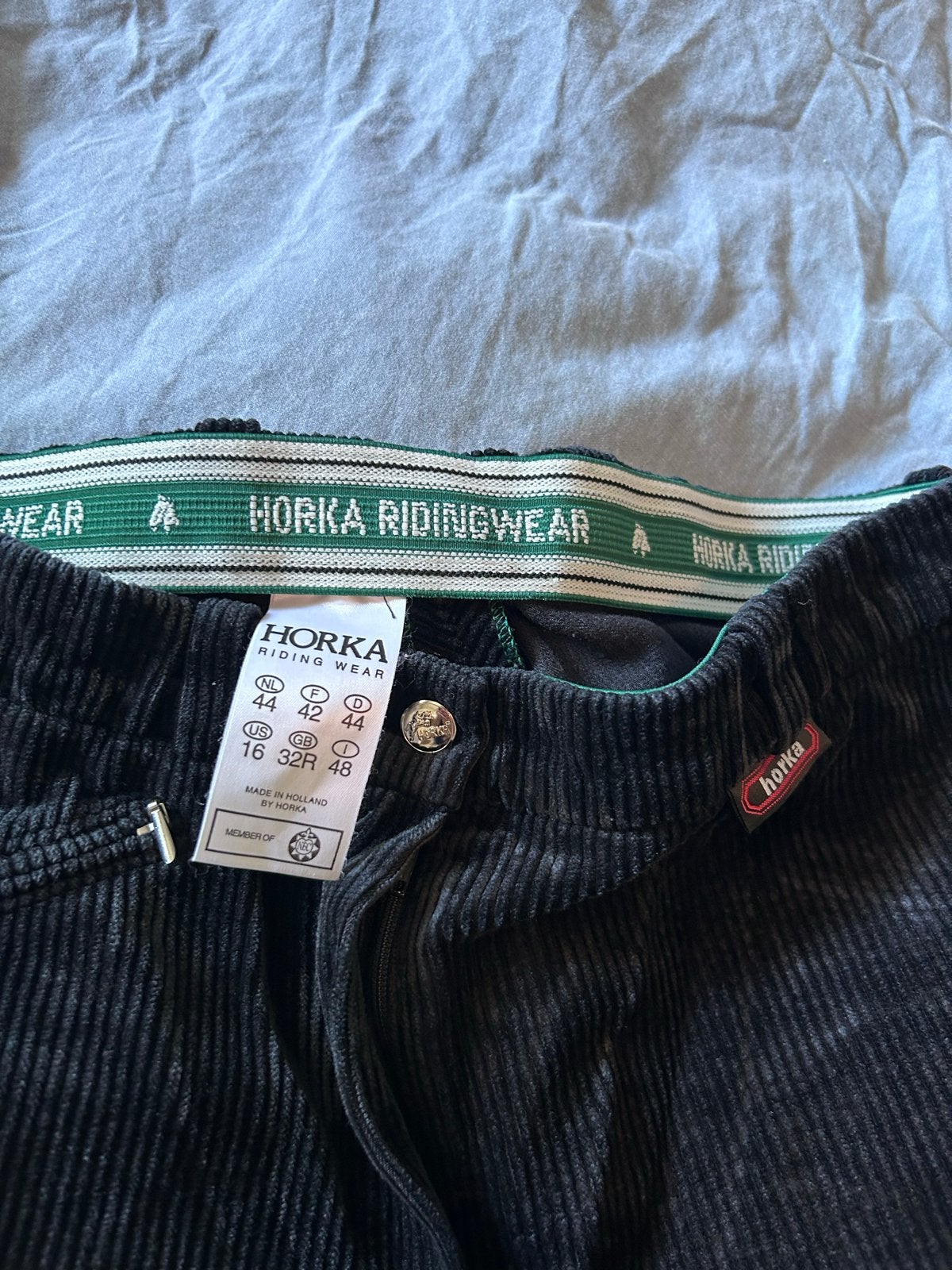 Horka rijbroek maat 44, Dieren en Toebehoren, Paardrijkleding, Ophalen, Blauw, L, Onderkleding