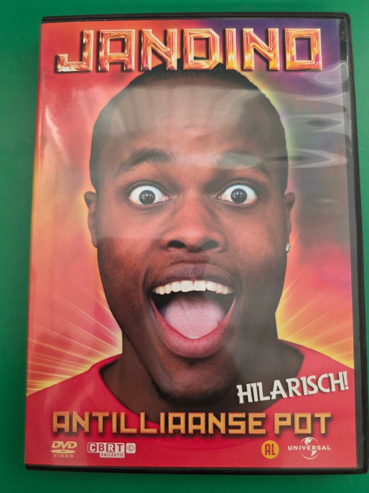 Jandino: Antilliaanse Pot DVD - Hilarische Stand-up Comedy, Vanaf 6 jaar, Ophalen of Verzenden, Gebruikt, Actiekomedie